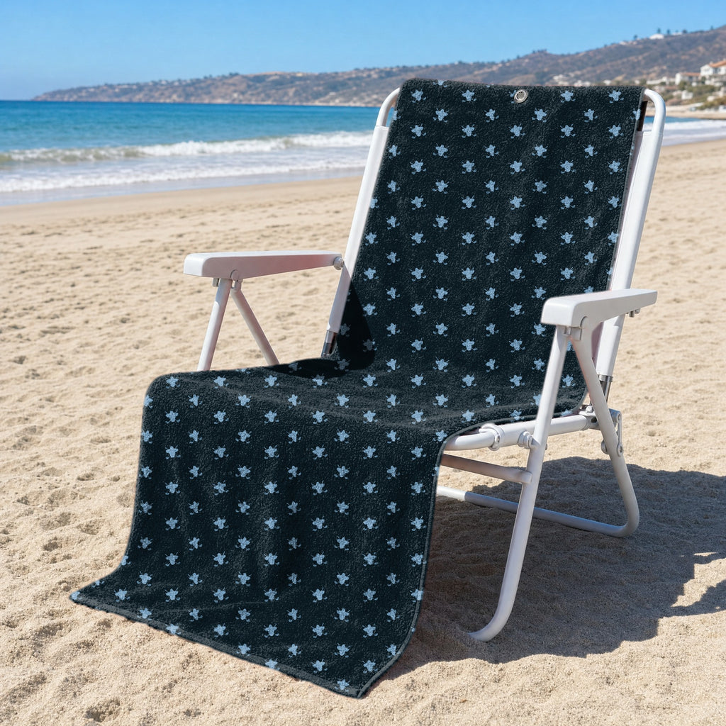 Lucky 13 Full-Size Towel & Car Seat Cover - On a Beach Chair