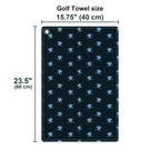Lucky 13 Golf Towel - Size Chart