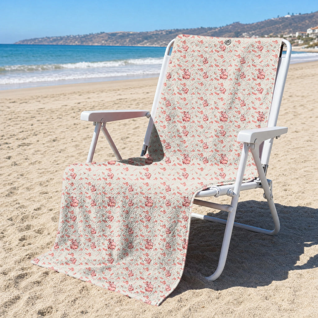 Makin Bacon Full-Size Towel & Car Seat Cover - On a Beach Chair