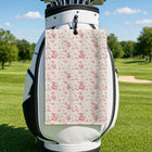 Makin Bacon Golf Towel - Hanging on a Golf Bag