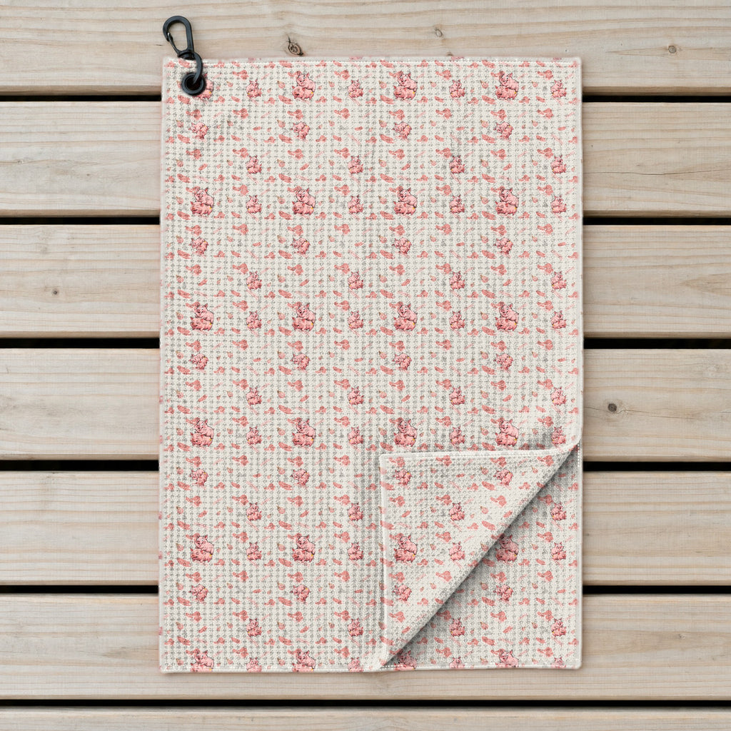 Makin Bacon Golf Towel - Laid Flat