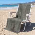 Mardi Cheeks Full-Size Towel & Car Seat Cover - On a Beach Chair