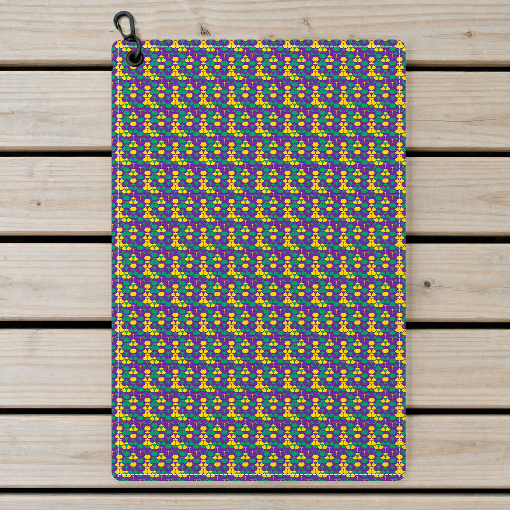 Mardi Cheeks Golf Towel - Laid Flat