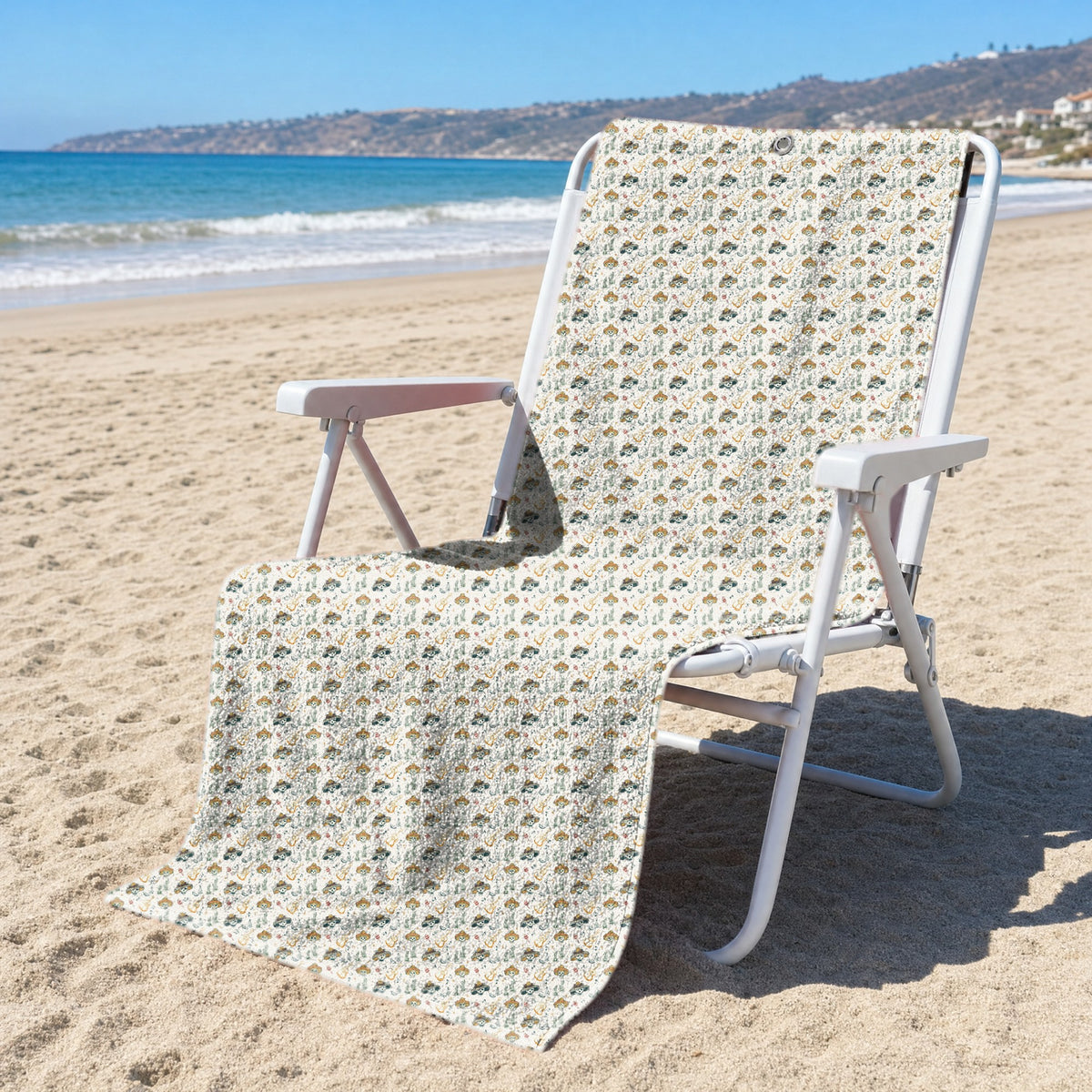 Mariachi Nights Full-Size Towel & Car Seat Cover - On a Beach Chair