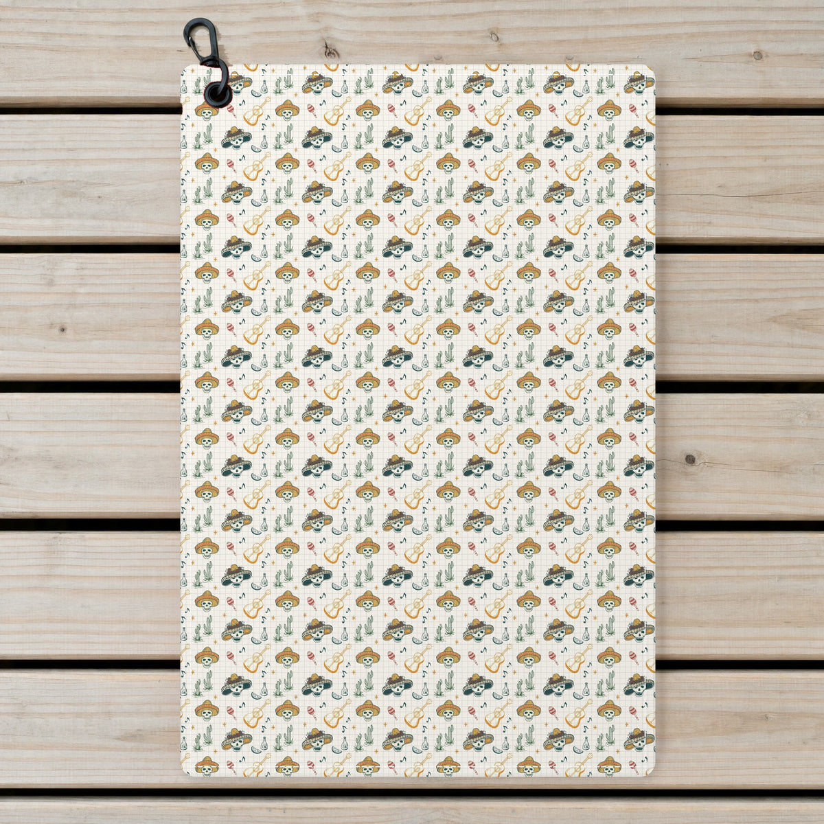 Mariachi Nights Golf Towel - Laid Flat