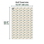 Mariachi Nights Golf Towel - Size Chart
