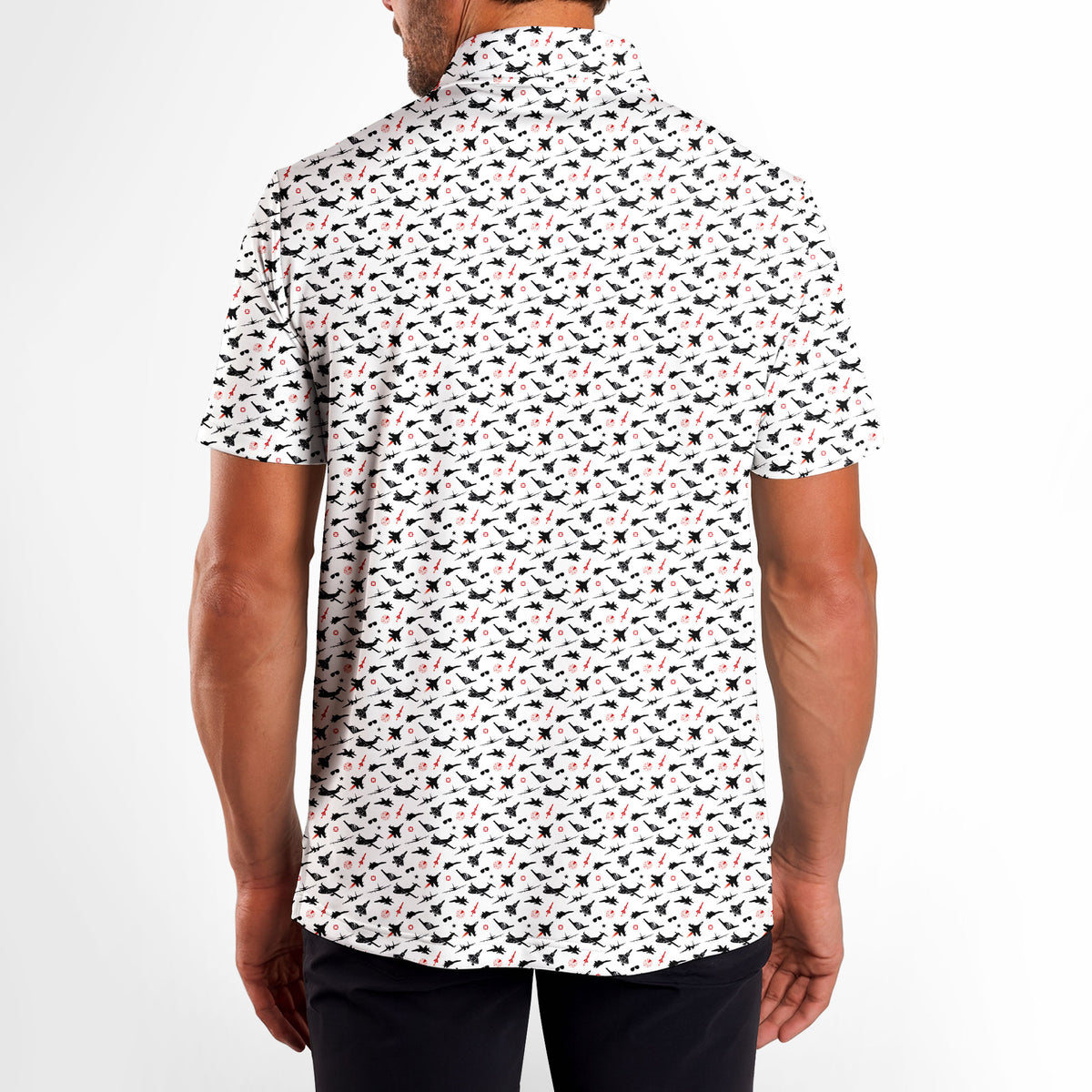 Maverick Polo Shirt For Men - Model Back
