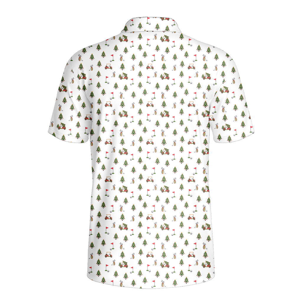 Merry Golfmas Polo Shirt For Men - Back