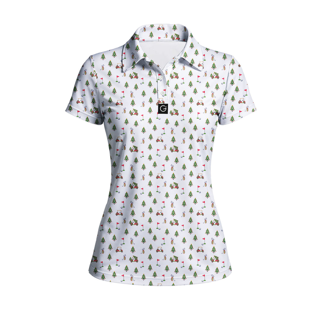 Merry Golfmas Polo Shirt For Women - 2