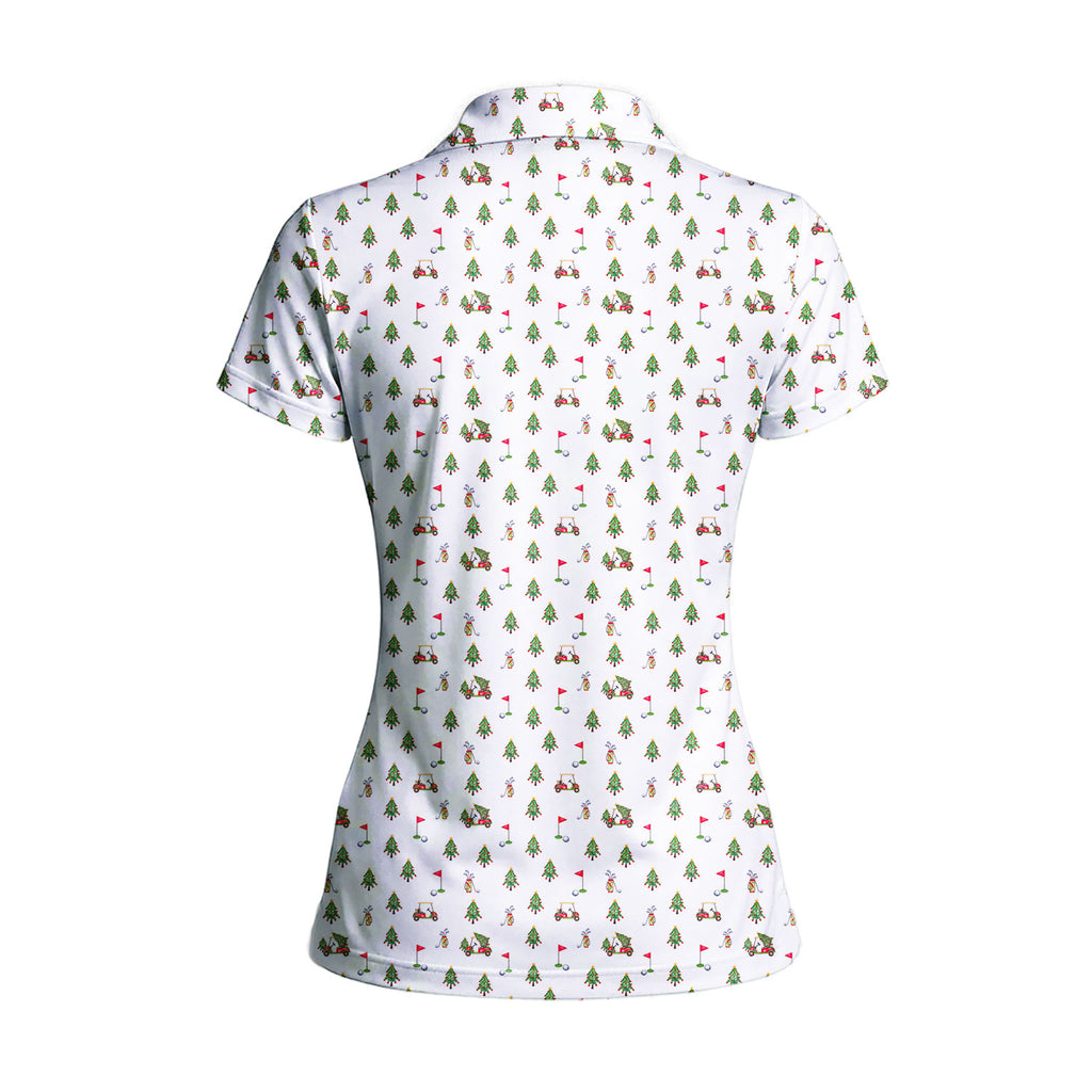 Merry Golfmas Polo Shirt For Women - 3