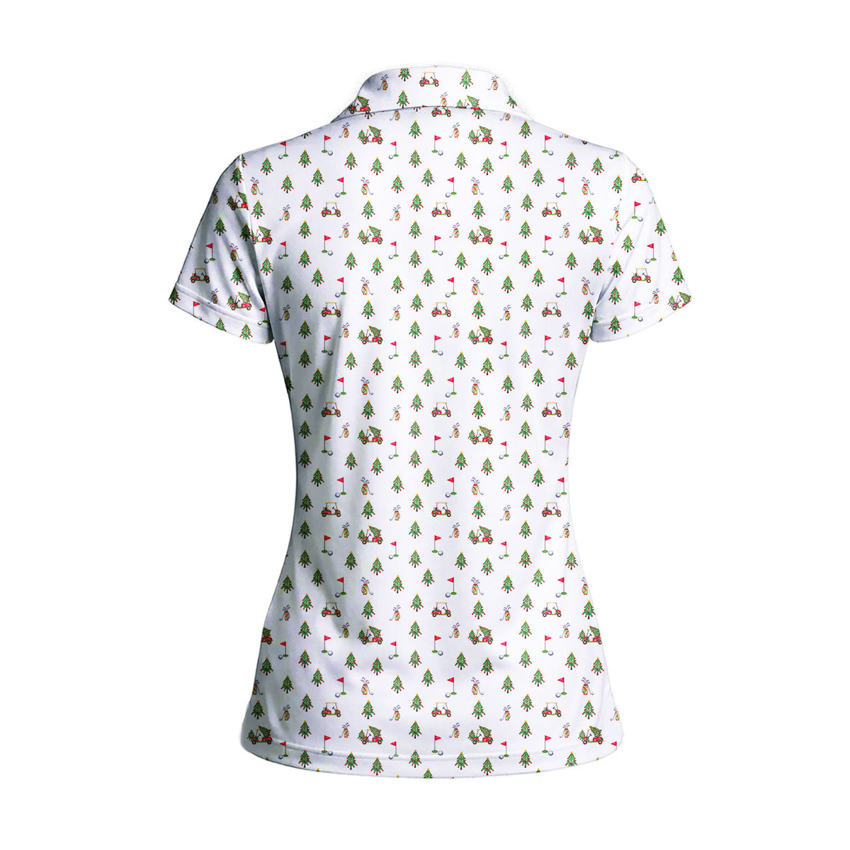 Merry Golfmas Polo Shirt For Women - 3