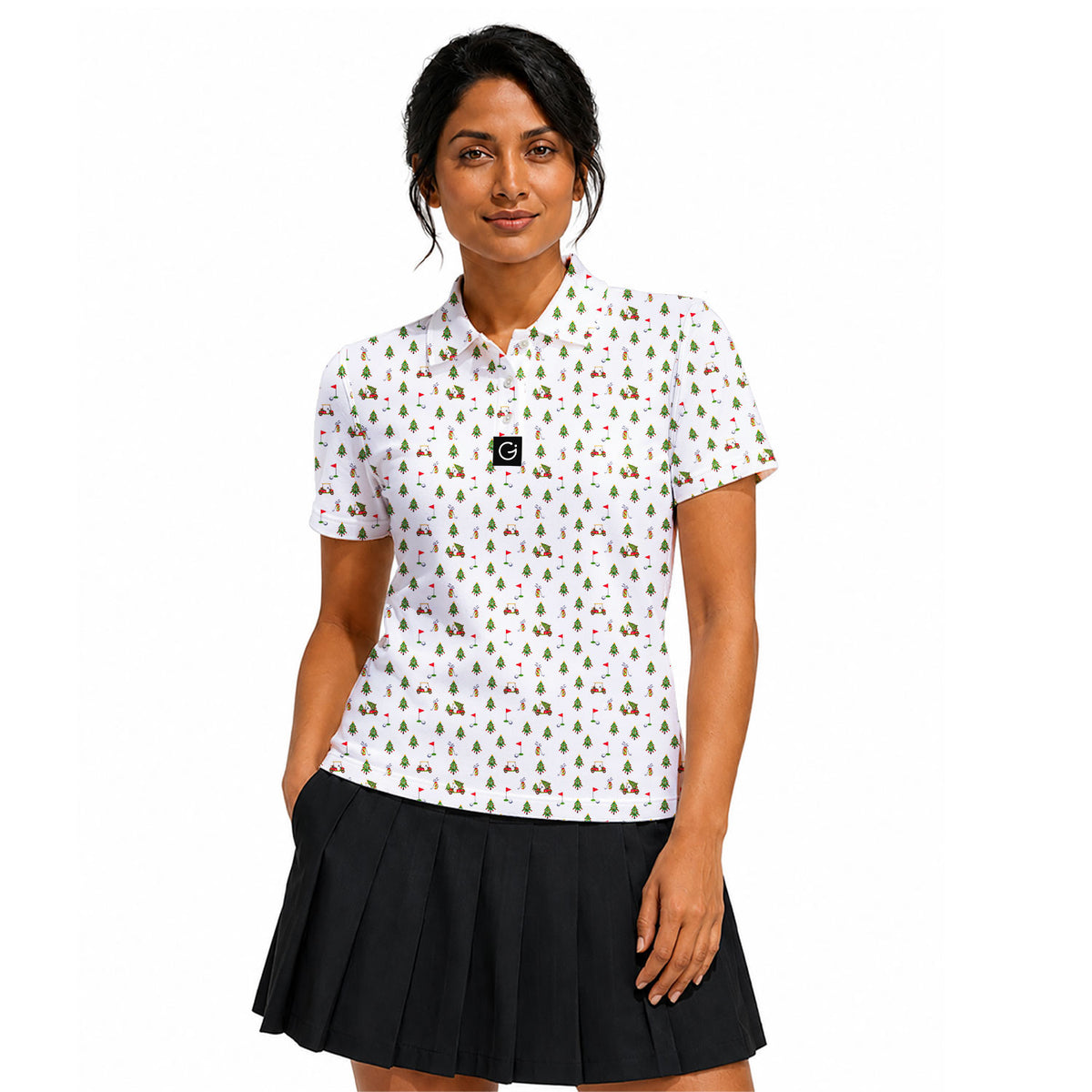 Merry Golfmas Polo Shirt For Women - WM5