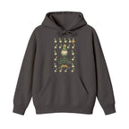 Par-Tee Ball Grid Hoodie - Front, Charcoal