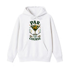 Par for the Course Hoodie - Front, White