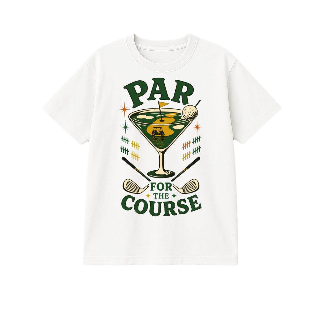Par for the Course T-Shirt - Front, White
