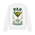Par for the Course Crewneck Sweatshirt - Front, White