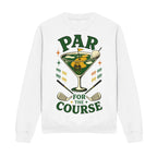 Par for the Course Crewneck Sweatshirt - Front, White