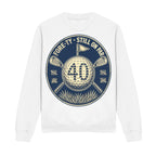 Forty On Par Crewneck Sweatshirt - Front, White