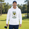 Par for the Course Hoodie - Men's Model Front on the Course, White