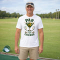 Par for the Course T-Shirt - Men's Model Front on the Course, White