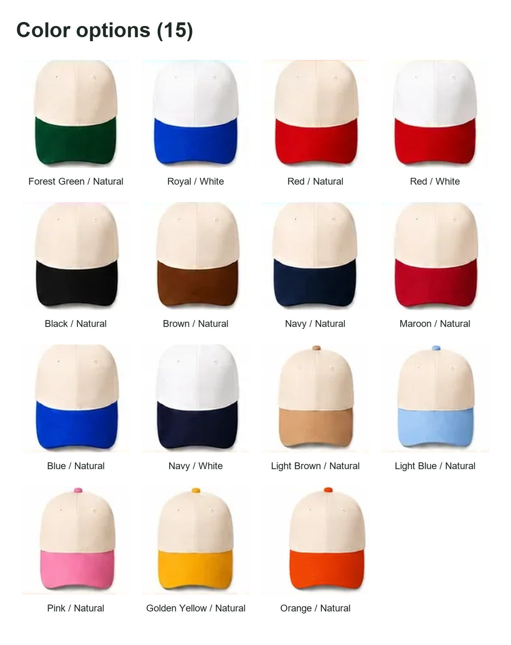 Corgi Golfer Winter Golf Two-Tone Hat - Color Options