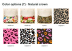 Corgi Golfer Winter Golf Floral & Leopard Brim Hat - Color Options