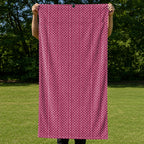 Mustache Rides Performance Full-Size Towel & Car Seat Cover - Held Open