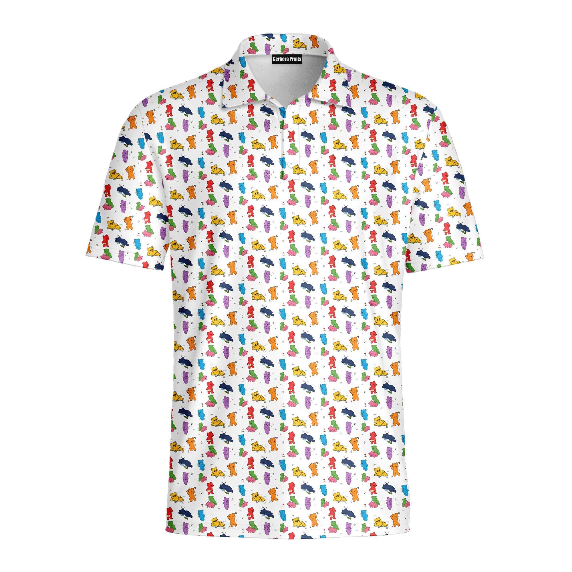Naughty Bear Polo Shirt For Men - Front