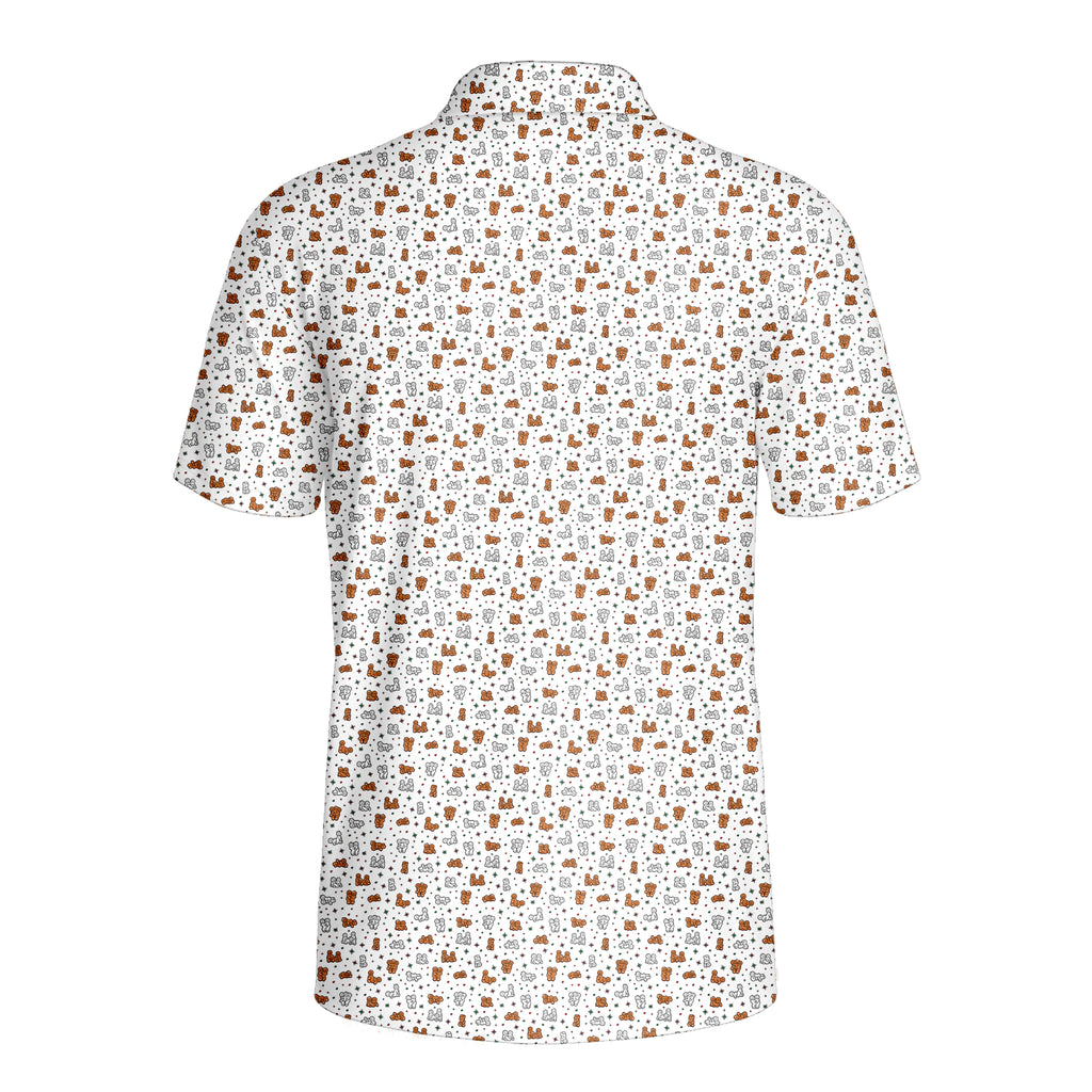 Naughty Cookies Polo Shirt For Men - Back