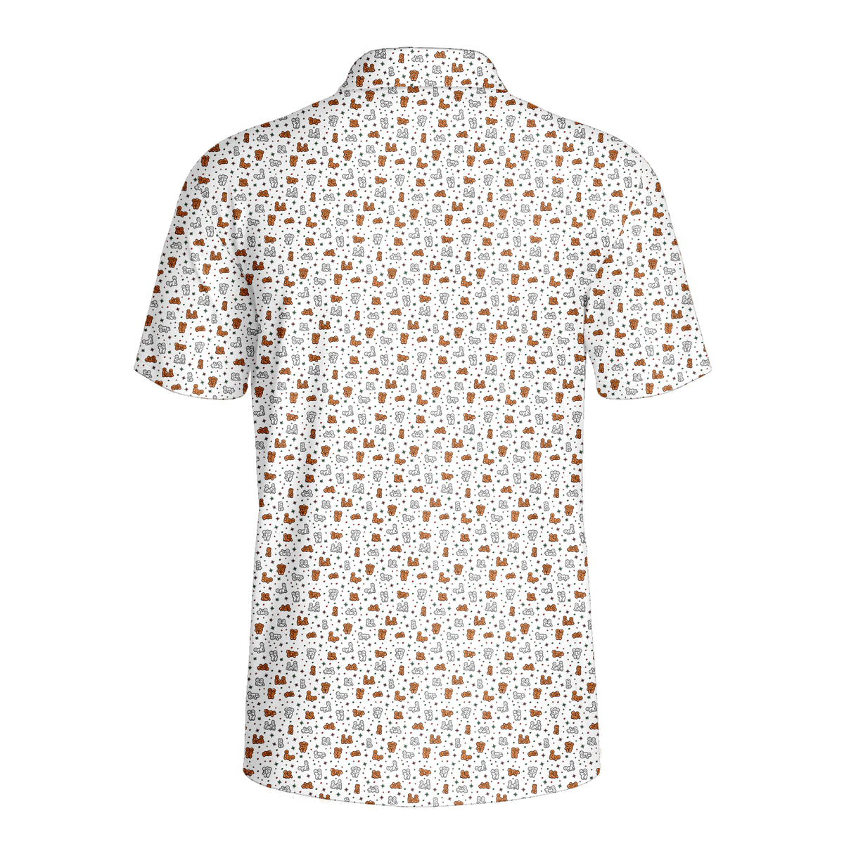 Naughty Cookies Polo Shirt For Men - Back
