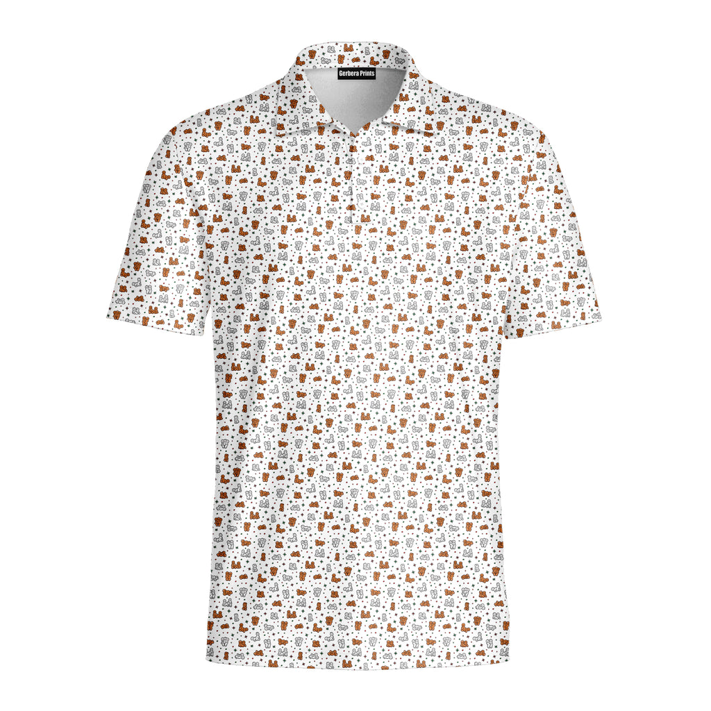 Naughty Cookies Polo Shirt For Men - Front