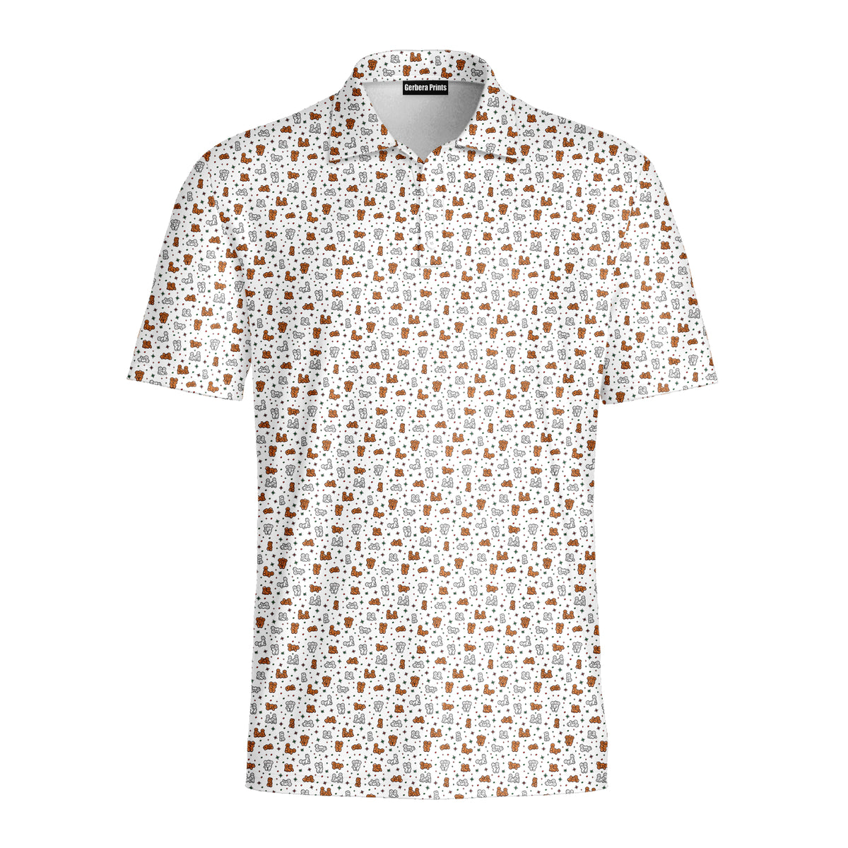 Naughty Cookies Polo Shirt For Men - Front