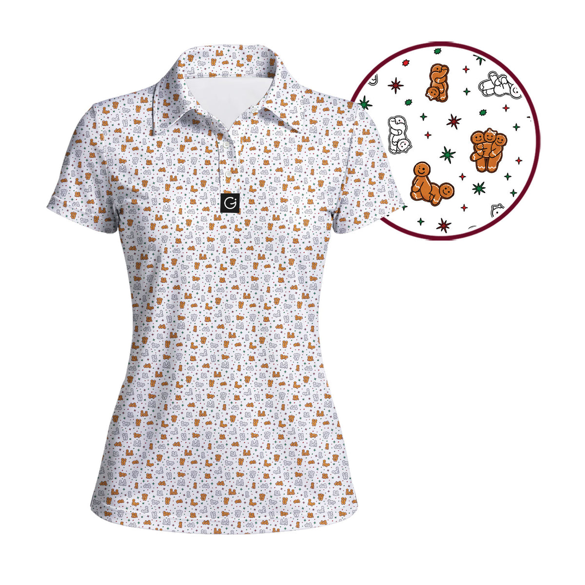 Naughty Cookies Polo Shirt For Women - 1