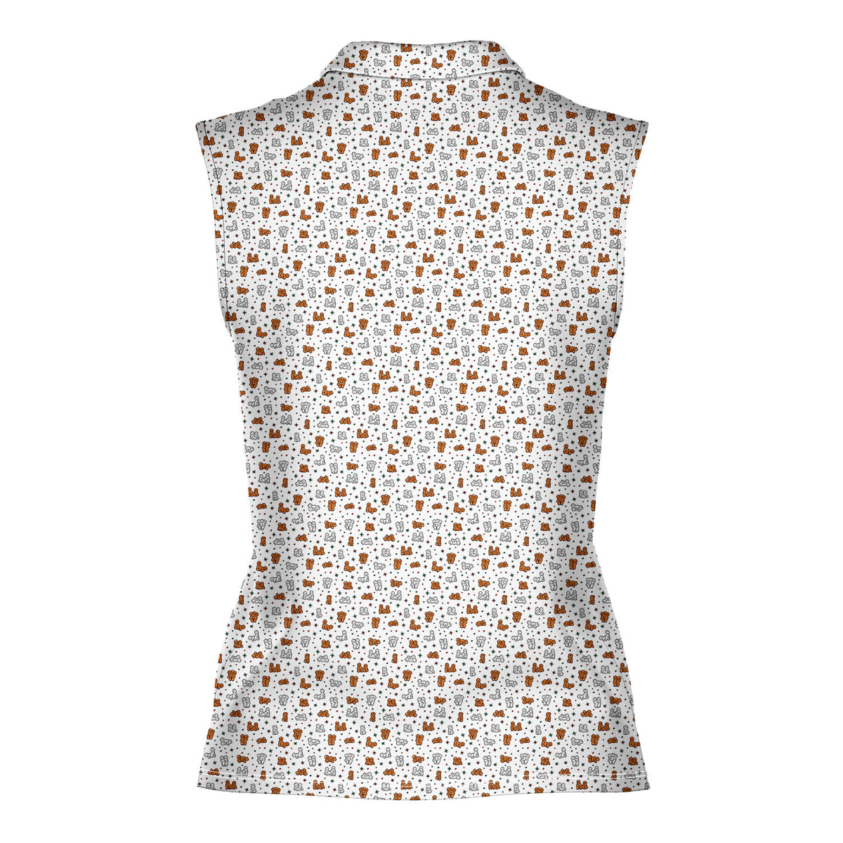 Naughty Cookies Women Sleeveless Polo Shirt - 3