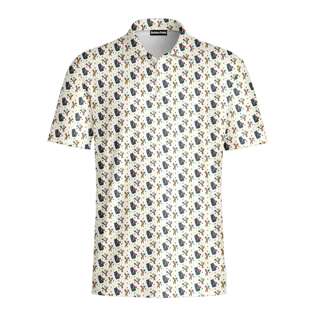 New Year Noisemaker Polo Shirt For Men - Front