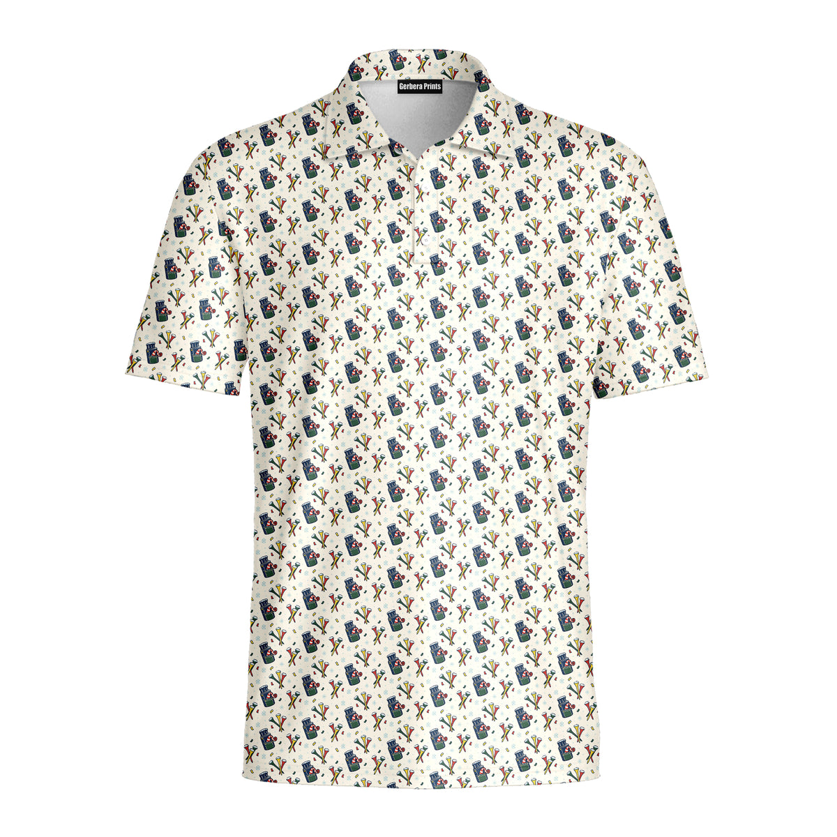 New Year Noisemaker Polo Shirt For Men - Front