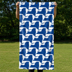 New York Polo Full-Size Towel & Car Seat Cover - Held Open