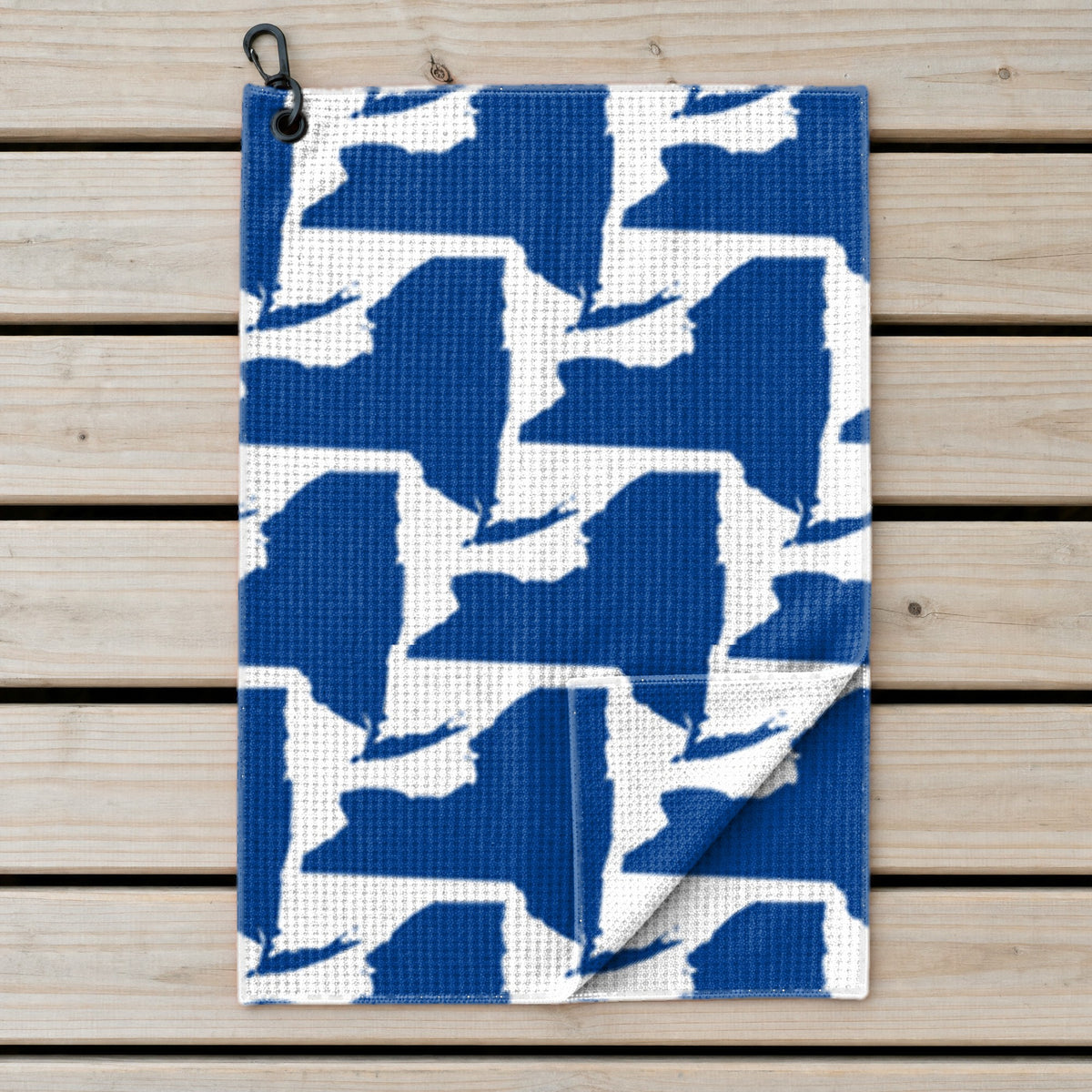 New York Polo Golf Towel - Laid Flat