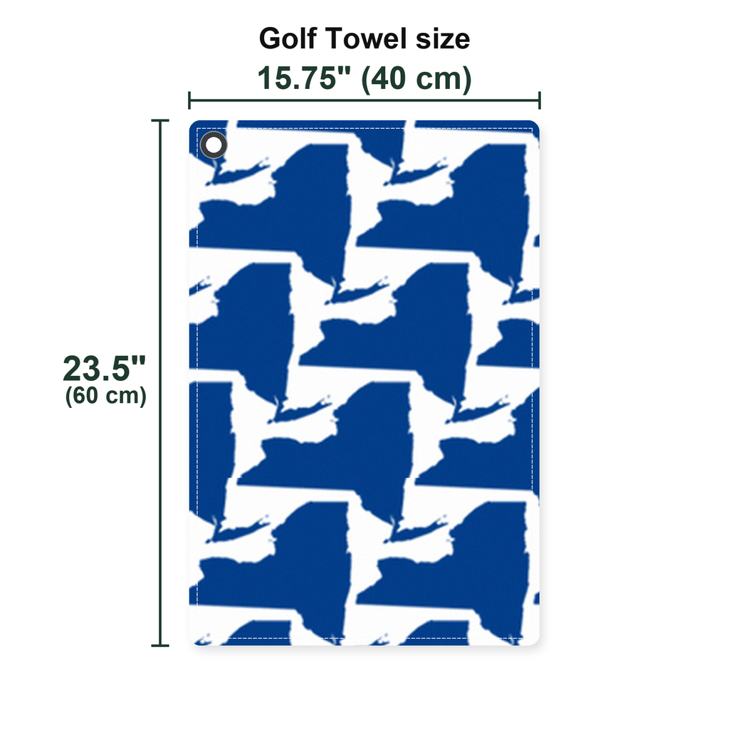 New York Polo Golf Towel - Size Chart