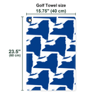 New York Polo Golf Towel - Size Chart