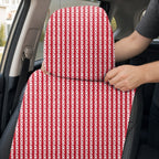 No F*cks Given Striped Full-Size Towel & Car Seat Cover - Headrest Pocket