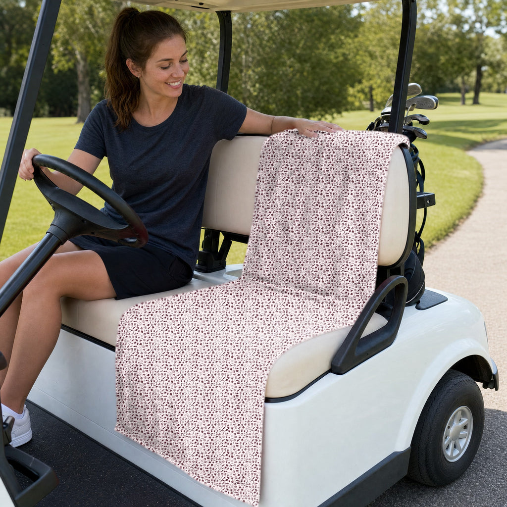 Outta Office Full-Size Towel & Car Seat Cover - On a Golf Cart Seat