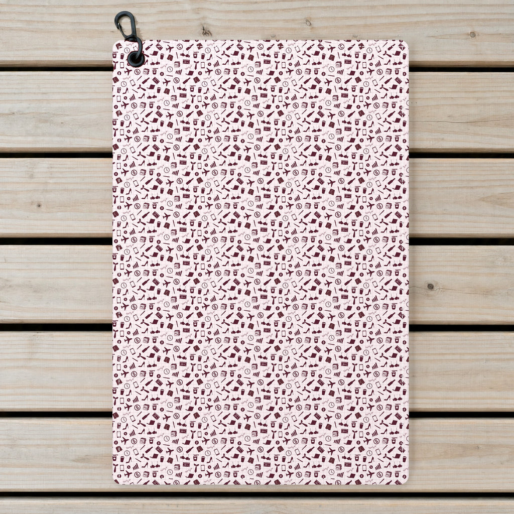 Outta Office Golf Towel - Laid Flat