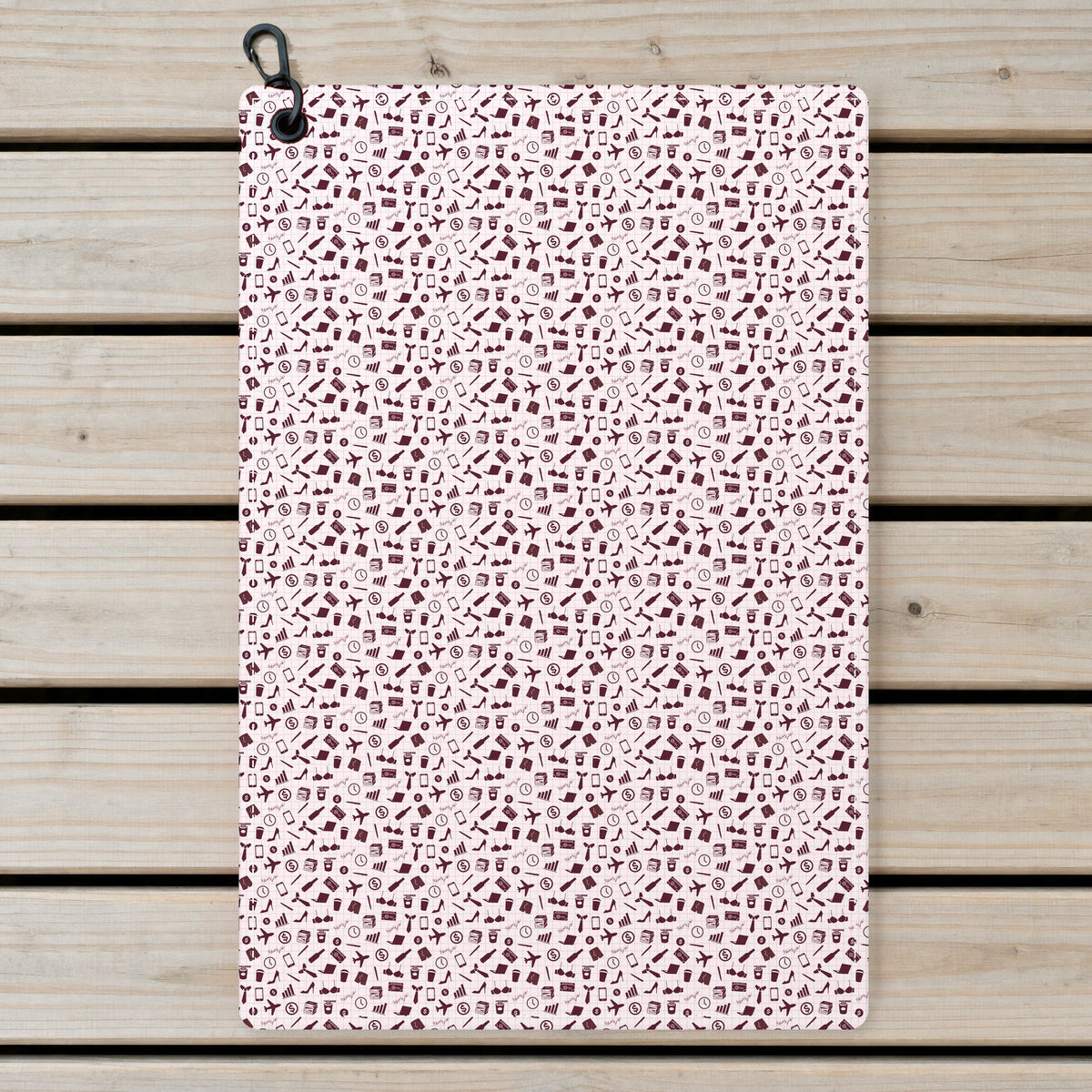 Outta Office Golf Towel - Laid Flat
