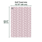 Outta Office Golf Towel - Size Chart
