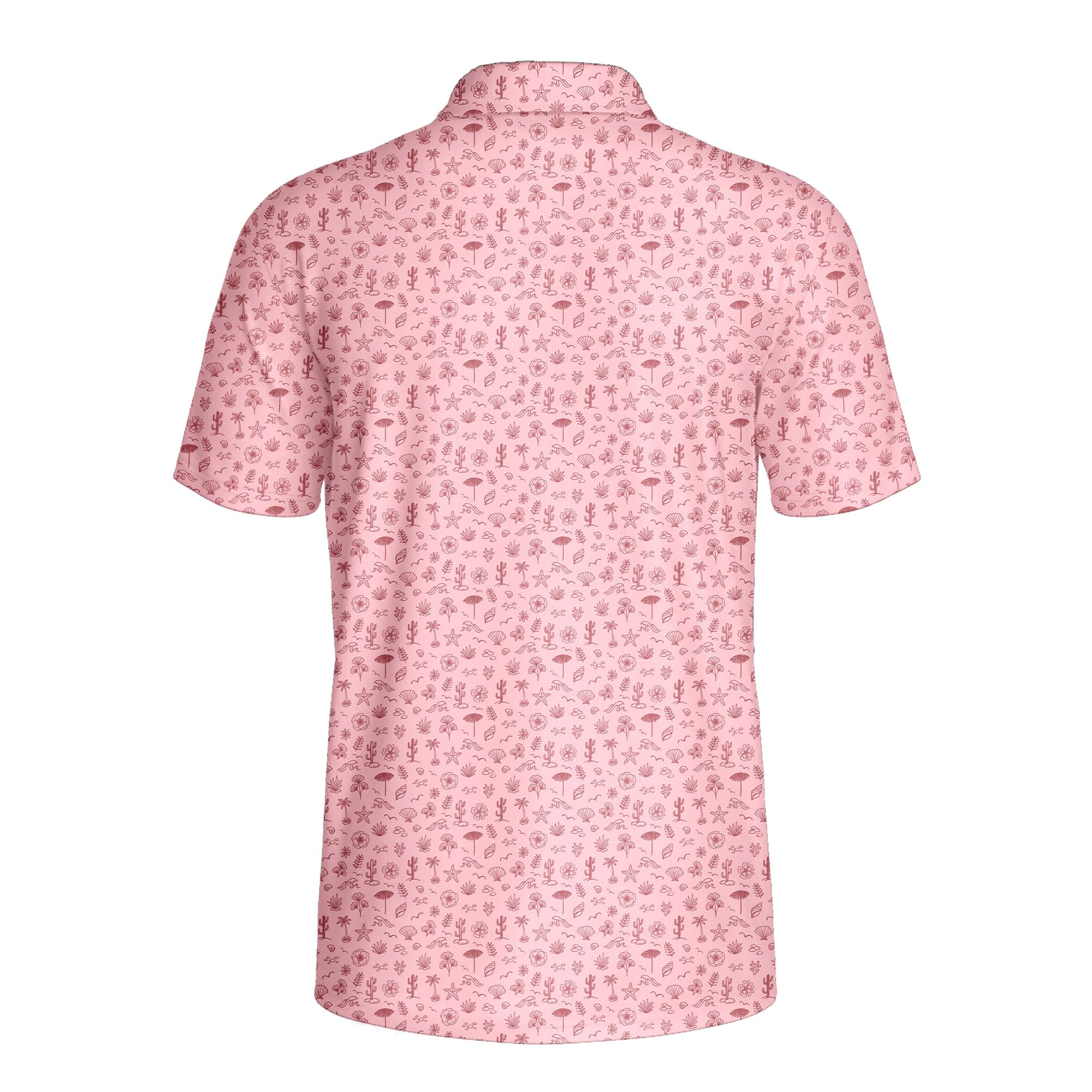 Palm to Pacific Polo Shirt For Men - Back