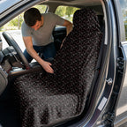 Palmetto Nights Full-Size Towel & Car Seat Cover - In the Car