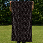 Palmetto Nights Full-Size Towel & Car Seat Cover - Held Open