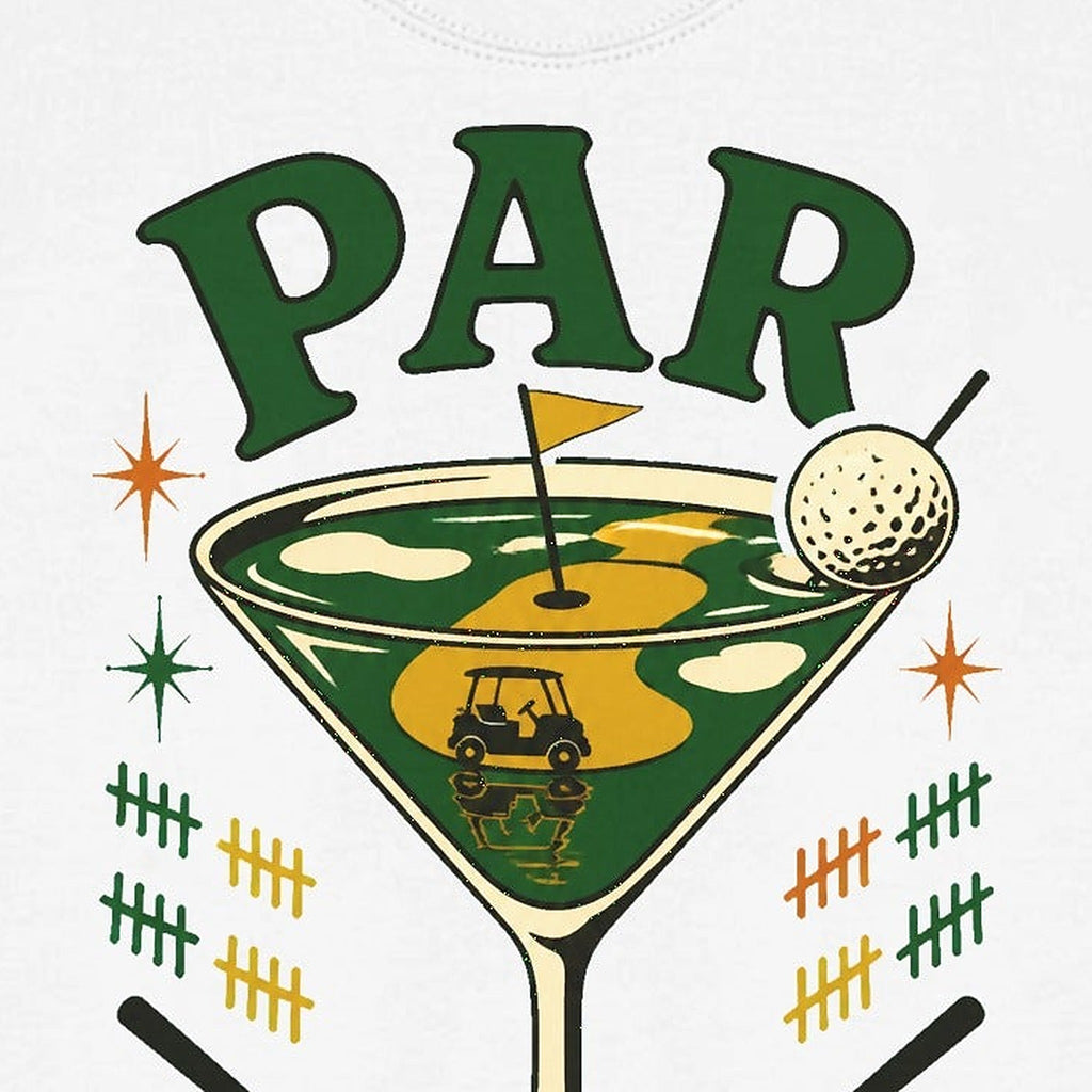 Par for the Course Crewneck Sweatshirt - Detail Close-up
