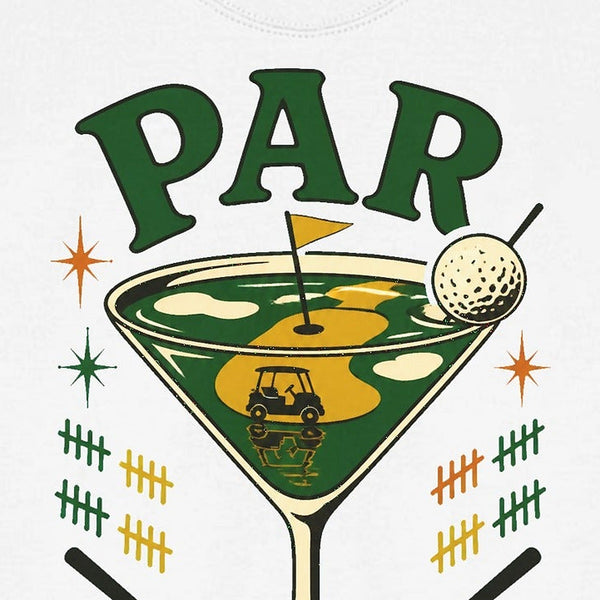 Par for the Course Crewneck Sweatshirt - Detail Close-up